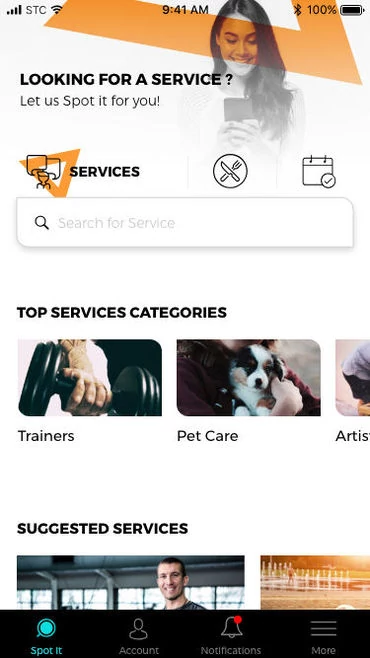 Spot lifestyle app