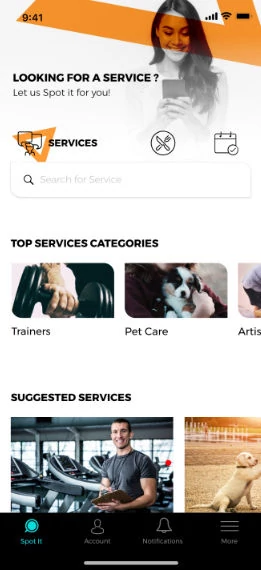 Spot lifestyle app