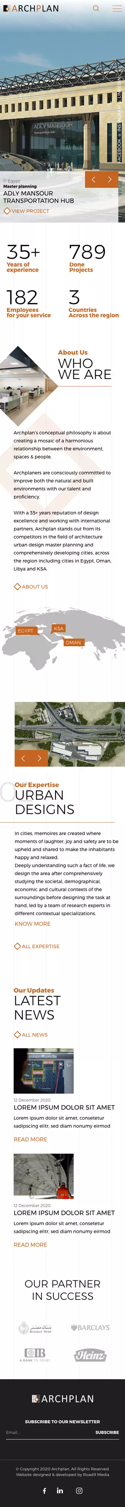 ArchPlan Website Design