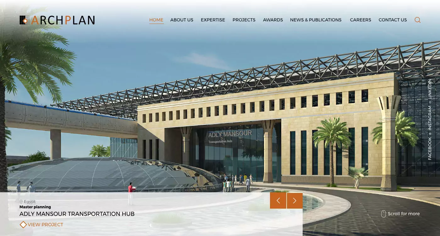 ArchPlan Website Design