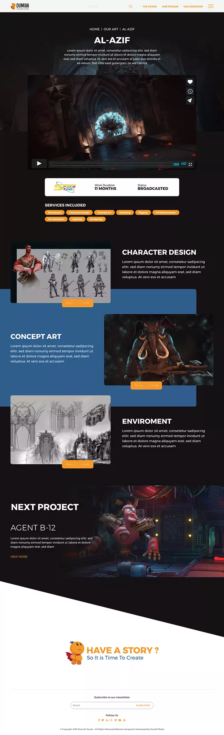 Dumiah - Web design trends