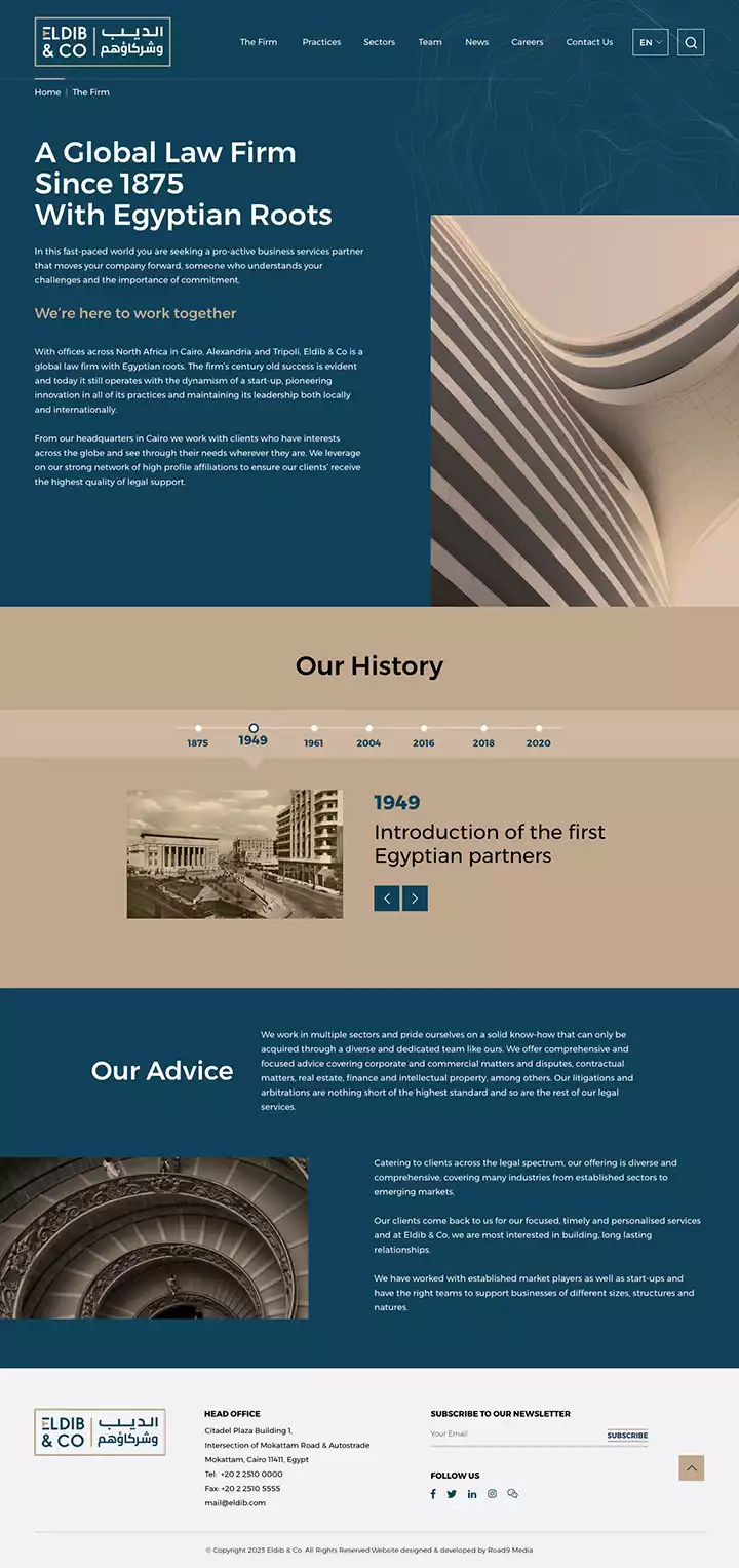 El Dib & Co. Law Firm Website Design & Development