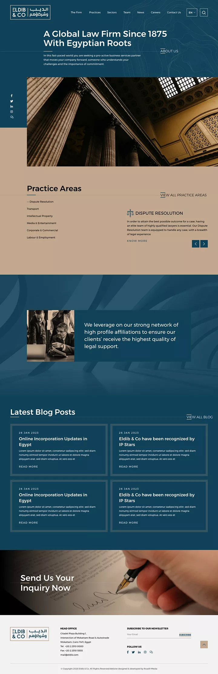 El Dib & Co. Law Firm Website Design & Development