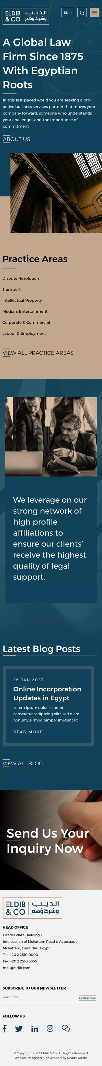 El Dib & Co. Law Firm Website Design & Development