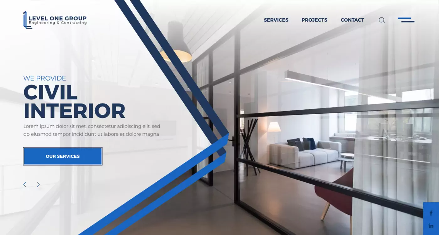 Level one Group website design & development