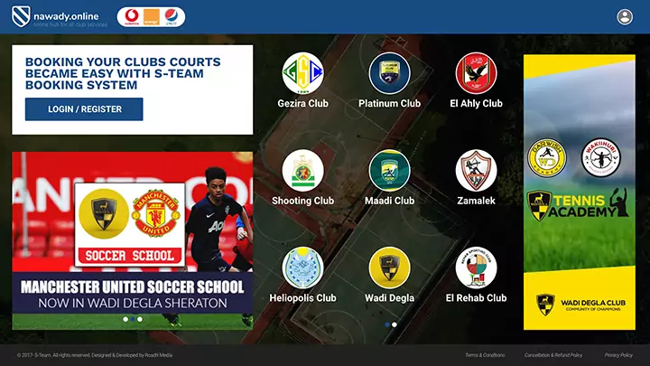 Nawady clubs app