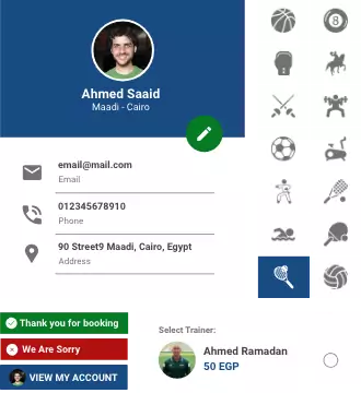 Nawady clubs app