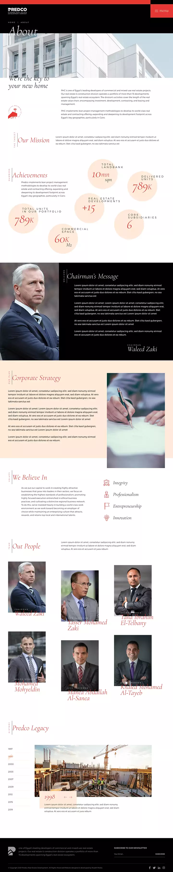 Predco Corporate Website Design & Development