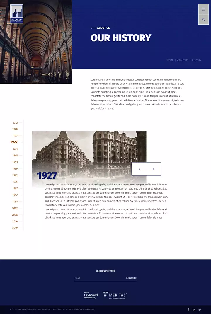 Shalakany Law Firm Website Design & Development