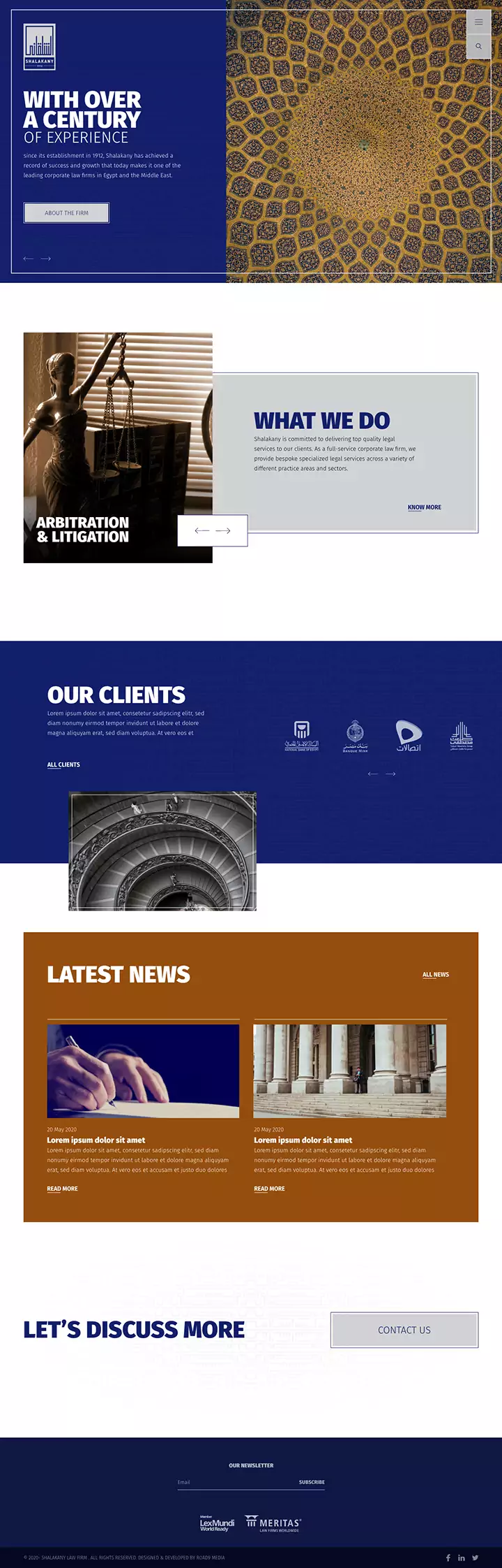 Shalakany Law Firm Website Design & Development