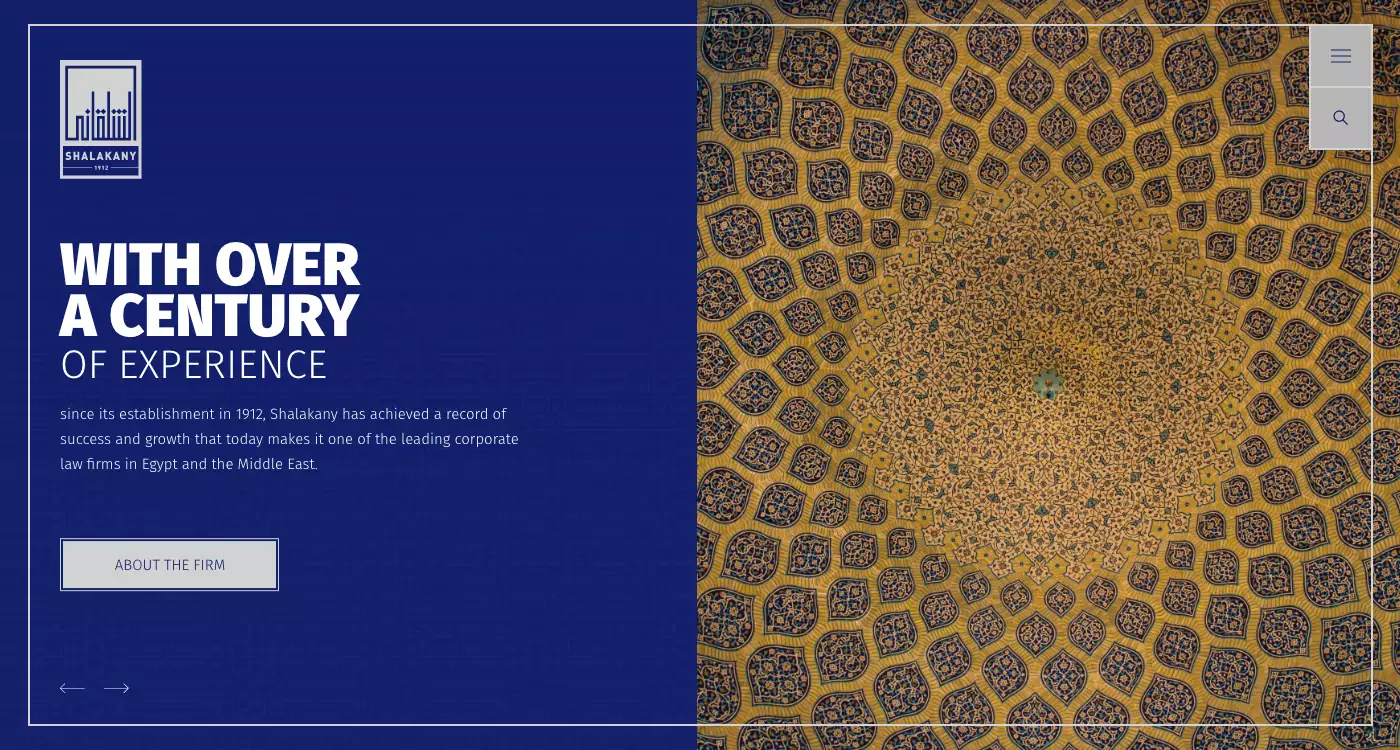 Shalakany Law Firm Website Design & Development