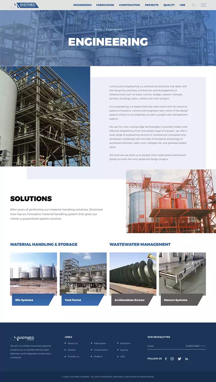 Shotmed Website design & development