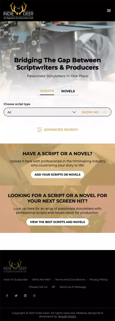 The-Indie-Deer Talents Marketplace UX design