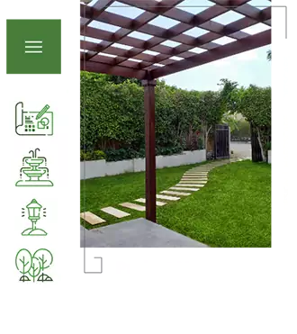 Treeline Landscape Corporate website UX design