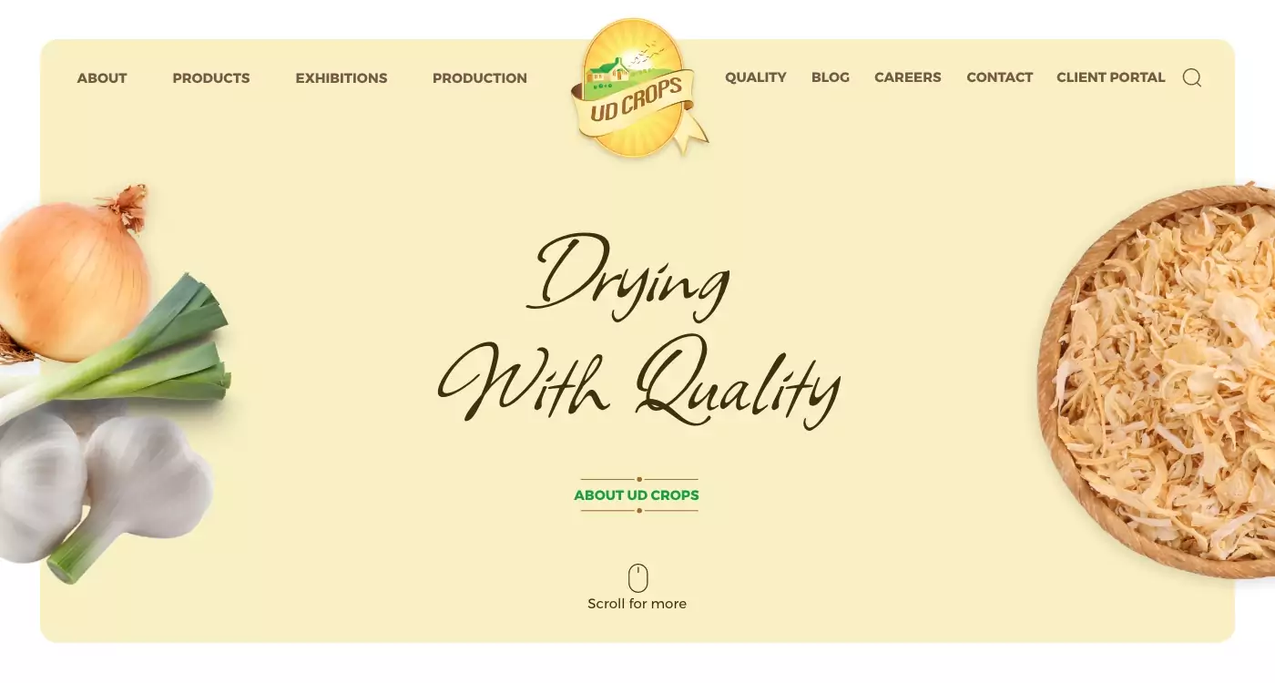 UD Crops UX design
