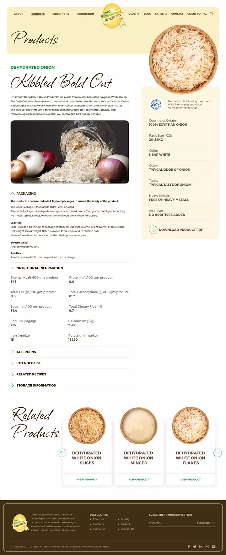 UD Crops UX design